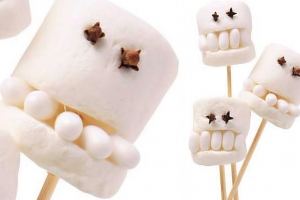 Imagem receita popular: Caveirinhas de Marshmallow