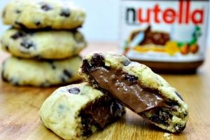 Imagem receita popular: Cookie com Nutella